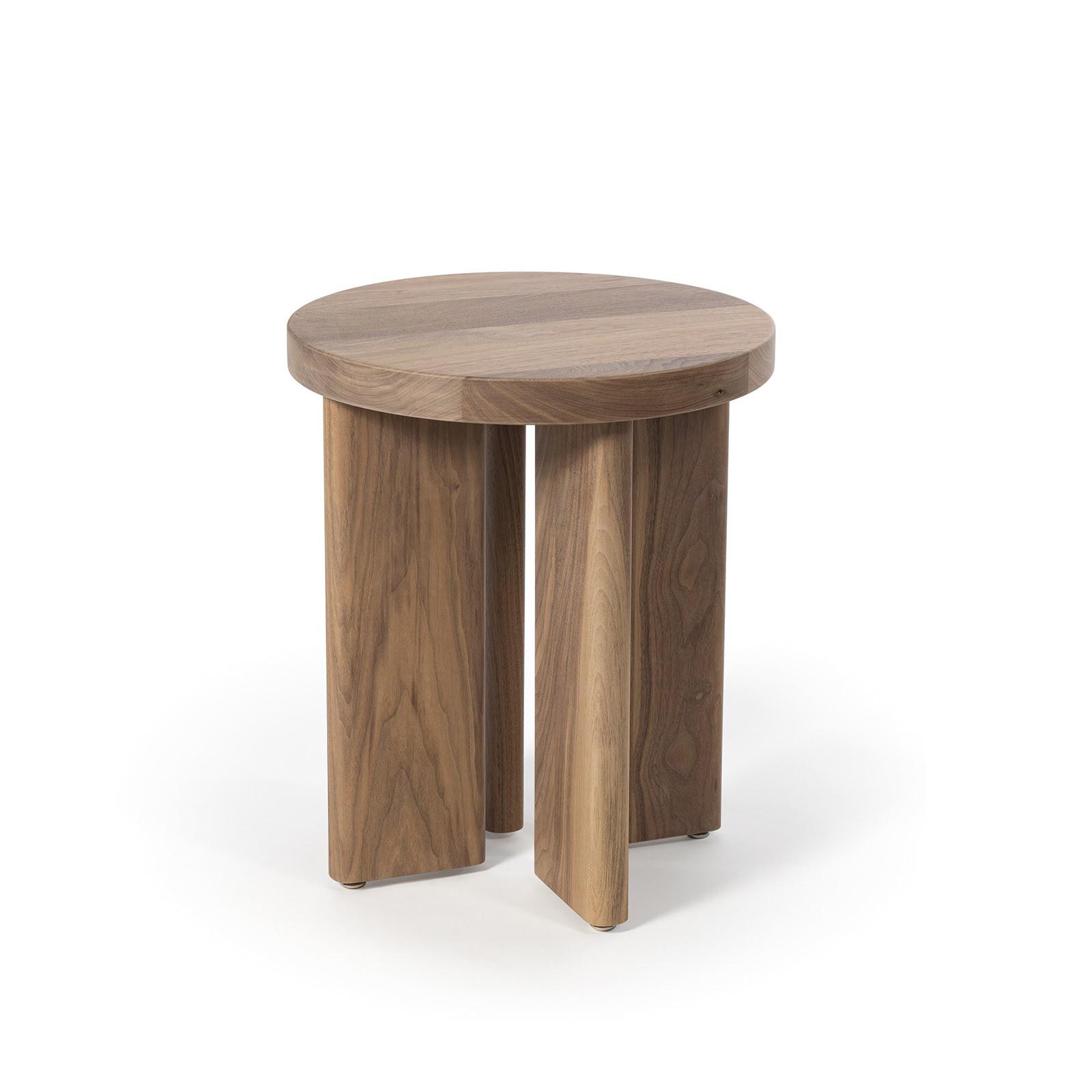 Fraya Walnut Side Table Short | Regina Andrew Detroit